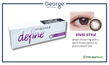 Load image into Gallery viewer, ACUVUE 1-DAY DEFINE COLORED CONTACT LENSES