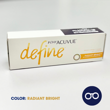 Load image into Gallery viewer, ACUVUE 1-DAY DEFINE COLORED CONTACT LENSES