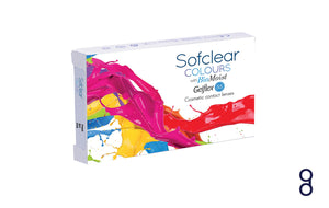 Sofclear COLOURS with BioMoist Monthly Disposable